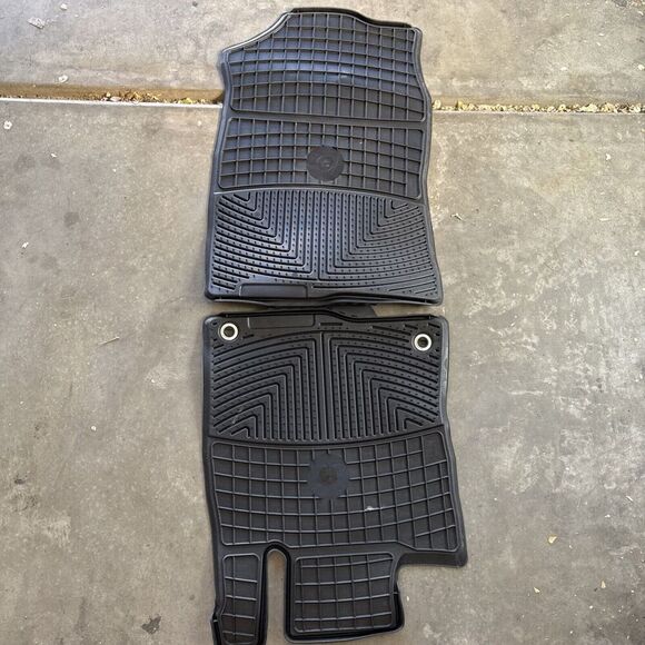 WeatherTech All-Weather Floor Mats W390 Honda Type R Front Set Black‎ - Picture 2 of 8